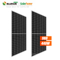 Bluesun soler panel half cut painel sol 440w half cell solar panel with 166mm cells